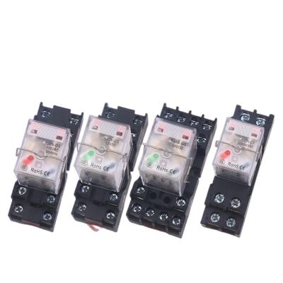 China Corrosion Protection 8pin Relay Intermediate Relays DC 12V 24V AC 12V 36V 110V 220V 380V 14 Pin Electronic Electromagnetic Relay Module for sale