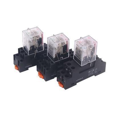 China Custom Miniature General Current Relay DC12V DC24v AC110v AC220v 8PIN 14PIN From Corrosion Protection Industry Standard Relay Manufacturer for sale