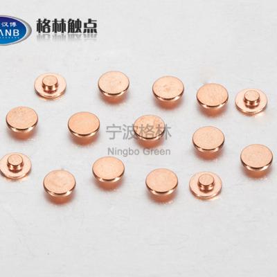 China Relays Manufacturer Electric Switch Silver Contact Bimetal Copper Rivet for sale