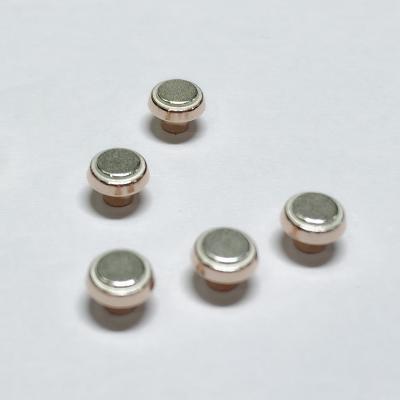 China Electrical Relay Silver Alloy Bimetallic Contacts For Kinds Of Micro Relay for sale