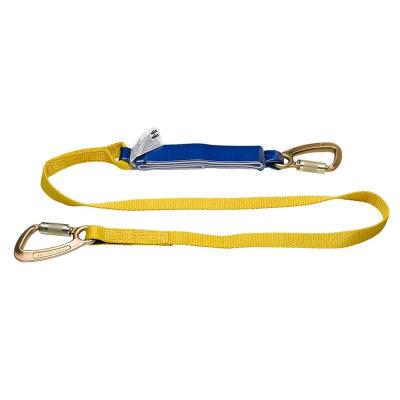 China Single Custom Polyester Webbing Safety Lanyard Drop Fall Protection for sale