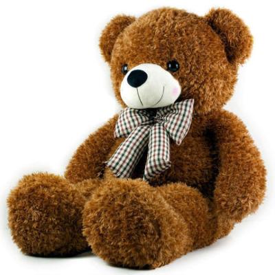 China Custom Logo Gold Color Giant Cute Plush Toy Huge Teddy Bear For Girls Graduation Plush Toy for sale