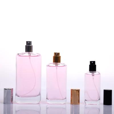 China Wholesale Cosmetic Luxury Vintage Mini Refill Perfume Oil Bottle 30ml 50ml 100ml Empty Custom Glass Spray Perfume Bottle With Box for sale