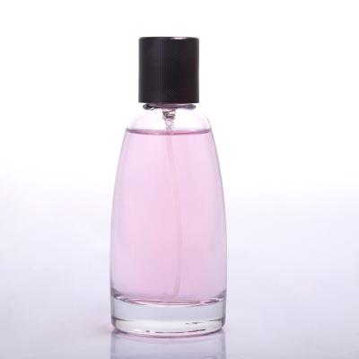 China Custom Black Spray 100ml Bottle Cosmetic Manufacture Refillable Empty Perfume Bottle for sale