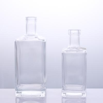 China Empty Beverage Liquor Spirits Glass Whiskey Bottles 500ml Fruit Wine Glass Bottle Whiskey Mountain Bottles For Vodka Gin Whiskey for sale