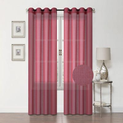 China Sheer Soild Curtain On Sale Netting Voile Bedroom Curtains Decoration Hot For Living Room for sale