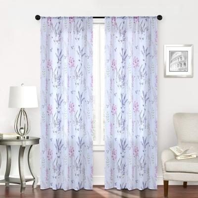 China Wholesale Decoration Quality Ready Made Polyester Printed Fabric Curtain Canvas Panel for sale