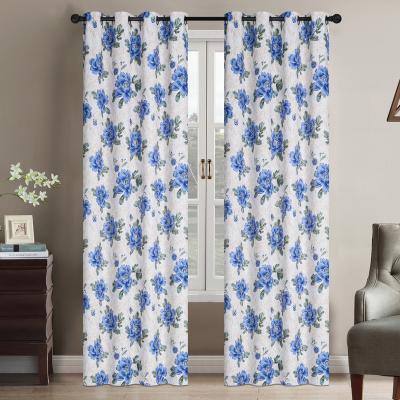 China Hot Selling Blackout 100% Polyester Fabric Blackout Curtains for sale