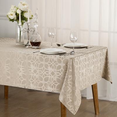 중국 Custom Luxury Modern Colorful Dining Tablecloth Waterproof Party Tablecloths Waterproof White Round Tablecloth 판매용