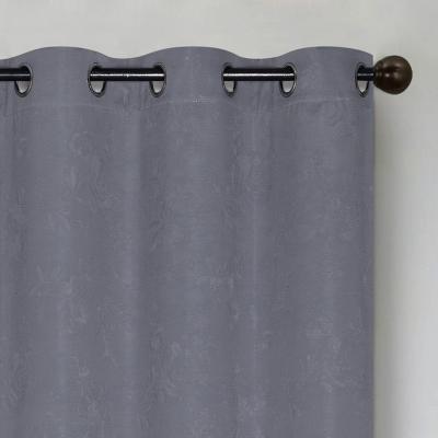 China Wholesale Blackout Hot Sale Soild Sun Block 3 Passage Blackout Curtain Fabric for sale