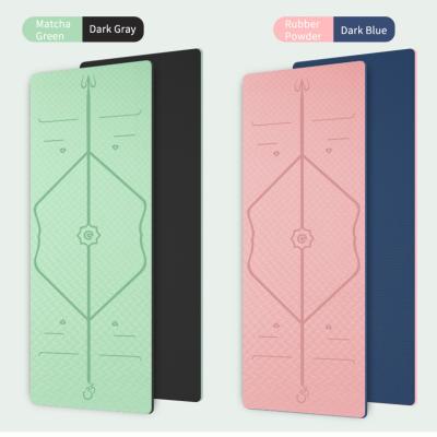 China Colorful Yoga Mats Made In China Wholesale Best Black Color With Customizable Yoga Mat Carrier Yoga Mat for sale