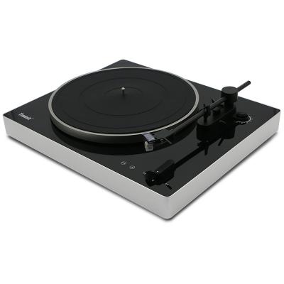 China Modern Fashionable High End Modern Blue-tooth Black Color Music Vinyl Player 33 45 RPM RCA USB Turntable Record Player for sale