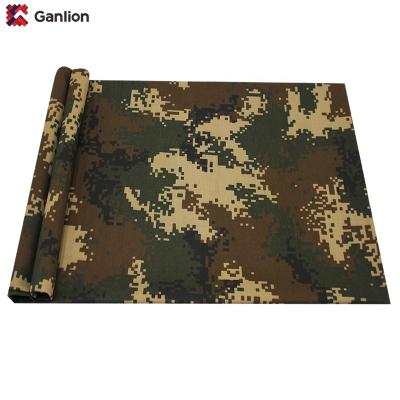 China Polyester / Viscose / Cotton Asian Military Digital Camouflage Twill Uniform Fabric Shrink-resistant for sale