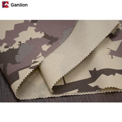 China CVC Middle East Camouflage Shrink-resistant Military Uniform Fabric Tear-stop Fabric for sale