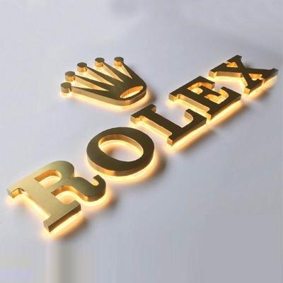 China Business Store Low Consumption Waterproof 3D Led Letter Outdoor Sign Custom Front Backlit Signage Channel for sale