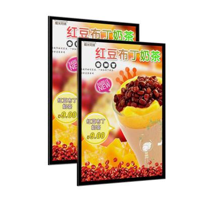 China Indoor or outdoor adversting magnetic free standing display menu light box A4-A0 led magnetic light box view display for sale