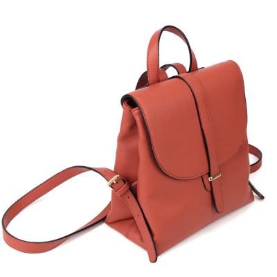 China PU China OEM Water Repellent Factory Supply Small Cool Western Fashionable Female Style Leather Texture Custom Small Shoulder Backpack for sale