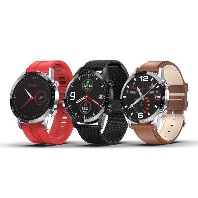 China 2022 Touch Screen Round Screen Smartwatch BT calls ip68 waterproof ecg fitness wristwatch l13 smart watch for sale