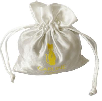 China Promotion Silk Bags Design Jewelry Gift Dust Pouch Packaging High Quality Silk Drawstring Any Size Satin Drawstring Bag for sale