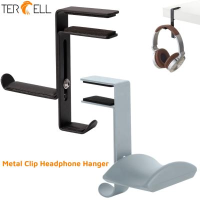 China Adjustable Clamp Clip Headset Stand Earphone HangerHook Mount Bracket,Desktop Headset Stand,PC Gaming Earphone Holder for sale