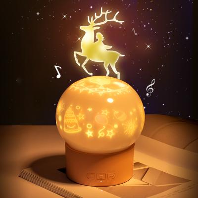 China New Design Modern Hot Sale Star Projection Lamp Animal Projector Night Light With Speaker Music Gifts For Bedroom for sale