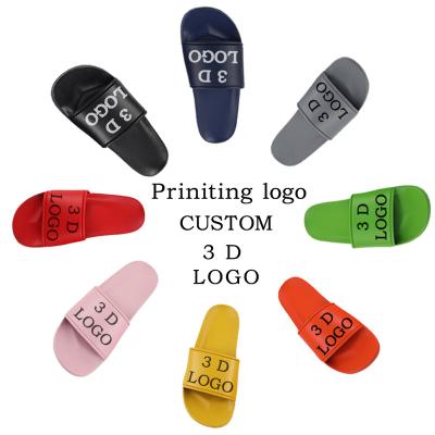 China CUSHIONING OEM Custom Black Slides Shoes Sandal PVC, Custom Logo Slippers Men Plain Blank Slide Sandal, Custom Logo Slide Sandal Slippers for sale