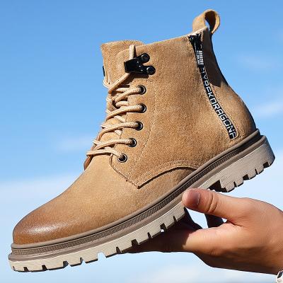 China Cheapest New Style Mens Winter Desert Boot Sneakers Chunky Sneakers Ankle Boots Breathable Lace Up Boots For Men for sale