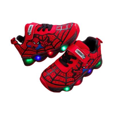 China 2021 Lightweight Anti-odor Factory Low Price Winter Sports Spiderman Kids Shoes for sale