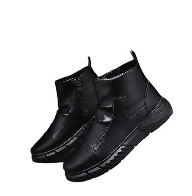 China Autumn And Winter Waterproof Non-slip Work Shoes Men's Black Boots And Oil Proof for sale