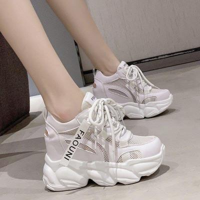 China Summer Female Breathable Soft Thin New Fashion Shoes Fashion Trend Mesh Casual Sneakers for sale