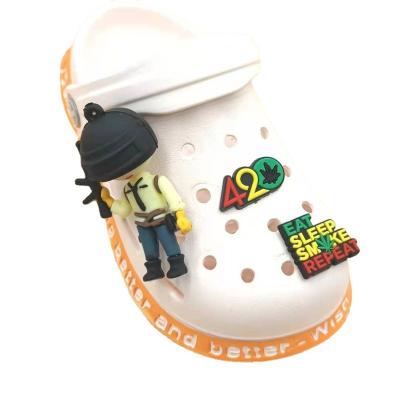 China Shoe Light Assorted Designs Sneaker Charms Croc Charms Luxury Shoe Charms for sale