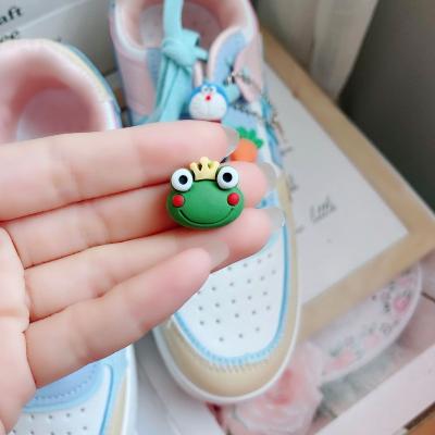 China Cute Clog Charm Lace Accessories Lace Buckle Cartoon Shoe Decoration for sale