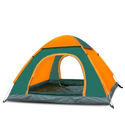 China Good cost efficiency 3-4 persons automatic single opening labor saving camping tent Field quick automatic folding for sale