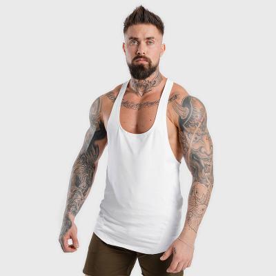 China Wholesale custom sleeveless anti-pilling logo tank top fitness top gym vest sport choose it for man for sale