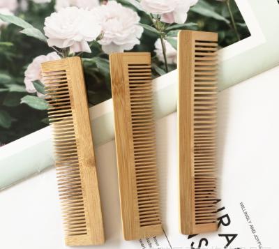 China Home Natural Wood Bamboo Comb Biodegradable And Eco-Friendly Disposable Hair Hotel Wooden Comb for sale