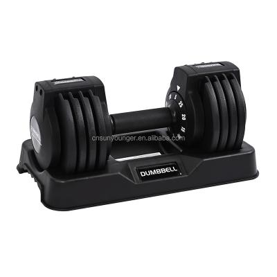 China 11.5KG 25LB Universal Cast Iron Morden Dumbbell Adjustable Weightlifting Dumbbell Set for sale