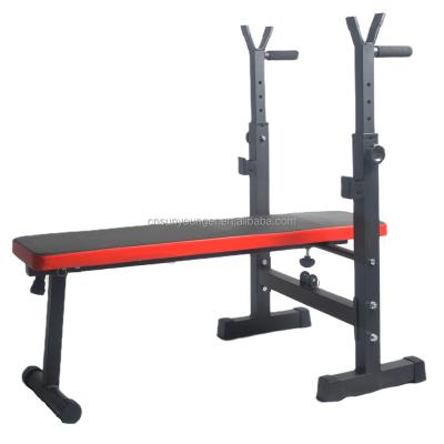 China Home Use Foldable Sunyounger Workout Fitness Weight Press Bench Strength Training and Barbell Rack for Home Gym for sale