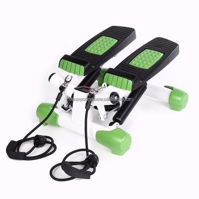 China Sunyounger Home Gym Fitness Equipment Mini Stair Step Exerciser Universal Workout Step Machine with Resistance Bands for sale