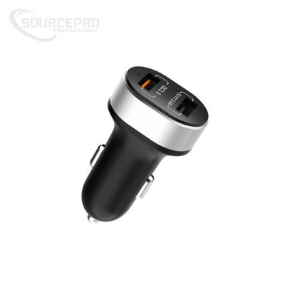 China 2019 Hot Sale Mobile Phone Dual USB Android Car Charger QC3.0 And 2.4A Mobile Charger Adaptel For Smartphone For Jio Phone 2 for sale