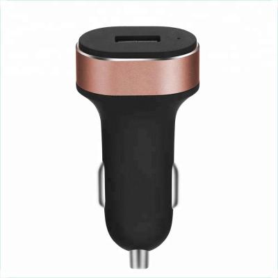 China Wholesale Car/Mobile Phone Travel Smart Mobil Phone Accessories 5V 2.4A Portable Universal Fast Charging Aluminum Usb Car Charger For Phone for sale