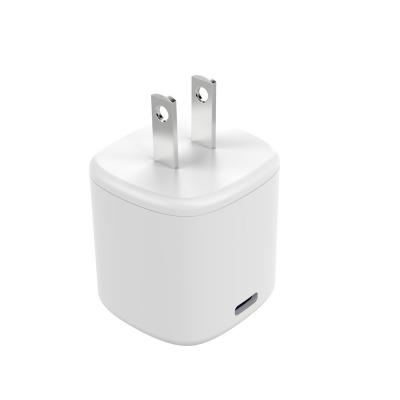 China New Arrival Single Type-C Wall Charger 30W PD Charging Adapter With Single Left US Plug for sale