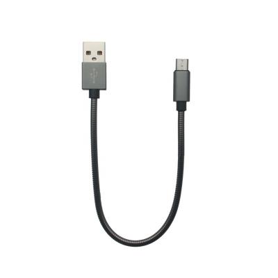 China Indestructible Android USB A To C Short Cable For Android Fast Charging Charger Attach USB C Adapter for sale