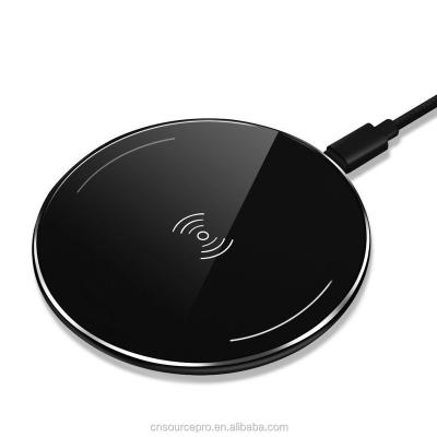 China Mobile Phone Mini Wireless Fact Charger QI Fast Magnetic Charging Pad for iPhone8/8p/x Samsung s6 etc. for sale