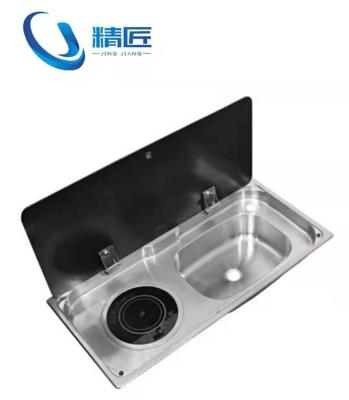 China Traditional Motorhome Stainless Steel Sink with Induction Cooker for sale