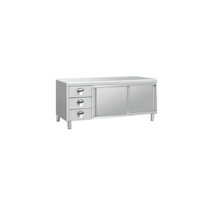 China Stainless steel sideboard with drawers DCG-456 for sale