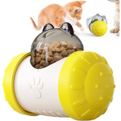 China Viable Hot Selling Pet Toys Slow Food Amazon Tumbler Ball Dog Viable Toys for sale