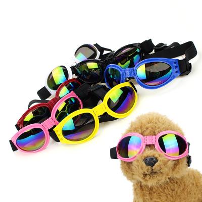 China Viable Wholesale Pet Glass Dog Sunglasses Accessories Pet Sunscreen Sunglasses for sale