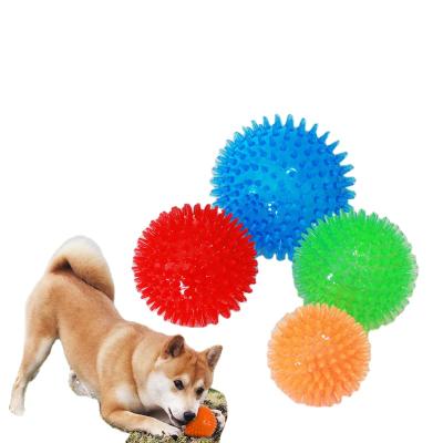 China Sustainable Amazon Selling Pet Chew Toys Rubber Sounding Ball Dog Toys Pet Training Accessories for sale