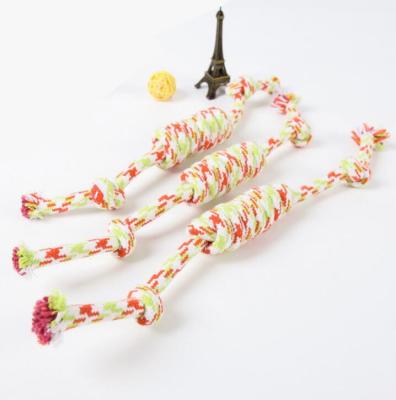 China Fashion Pet Products Dog Cotton Knot Stocked Rope Toys Newest Pet Toys In Promotion for sale