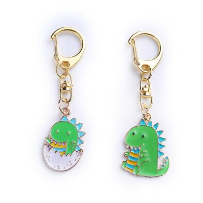 China Sustainable Cartoon Dog And Dinosaur Alloy Pet Pendant Head Chain Accessories for sale